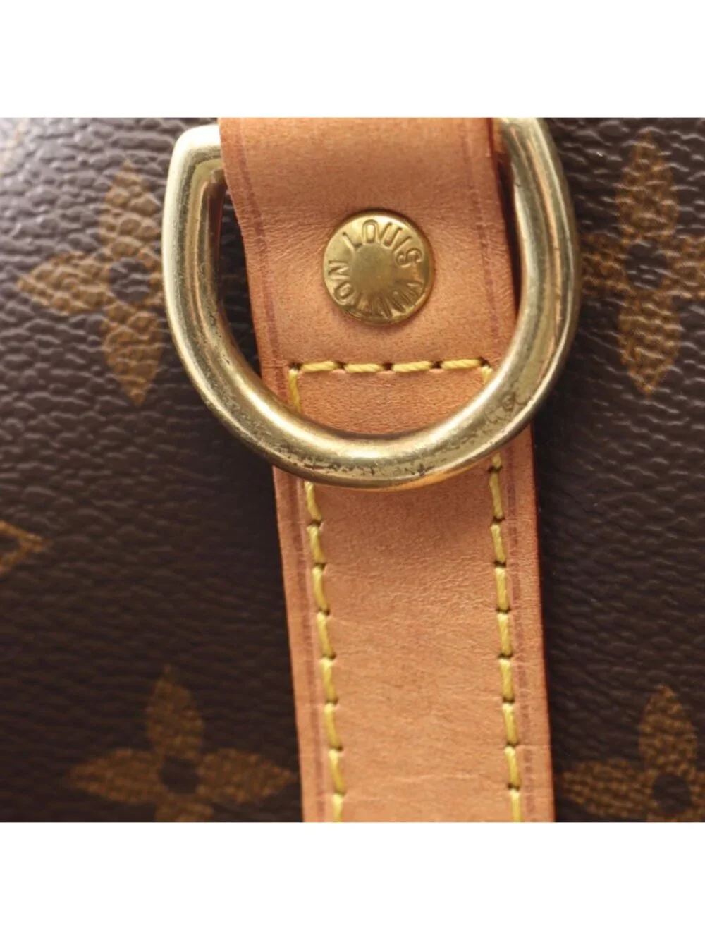 Louis Vuitton Speedy Bandouliere 35 Monogram 2-Way Canvas Leather Handbag
